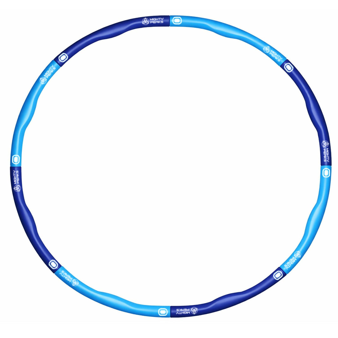 HULA HOOP REIFEN - ERWACHSENE - 8TEILIG - 1,2KG - MIGHTY PEAKS