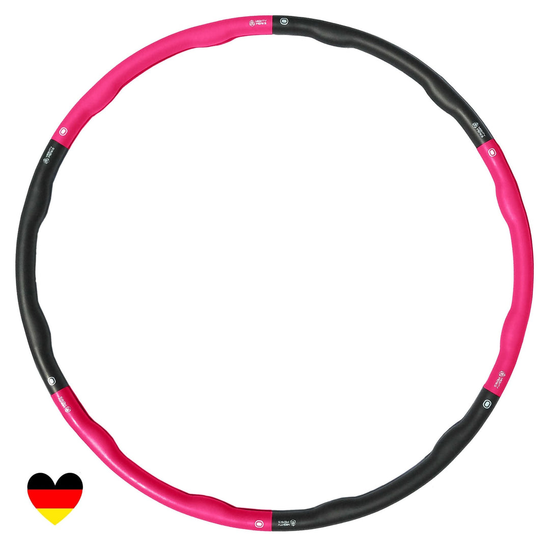 Hula-Hoop-Training für Fitness und Bewegung - 6TEILIG - 2,1KG - MIGHTY PEAKS