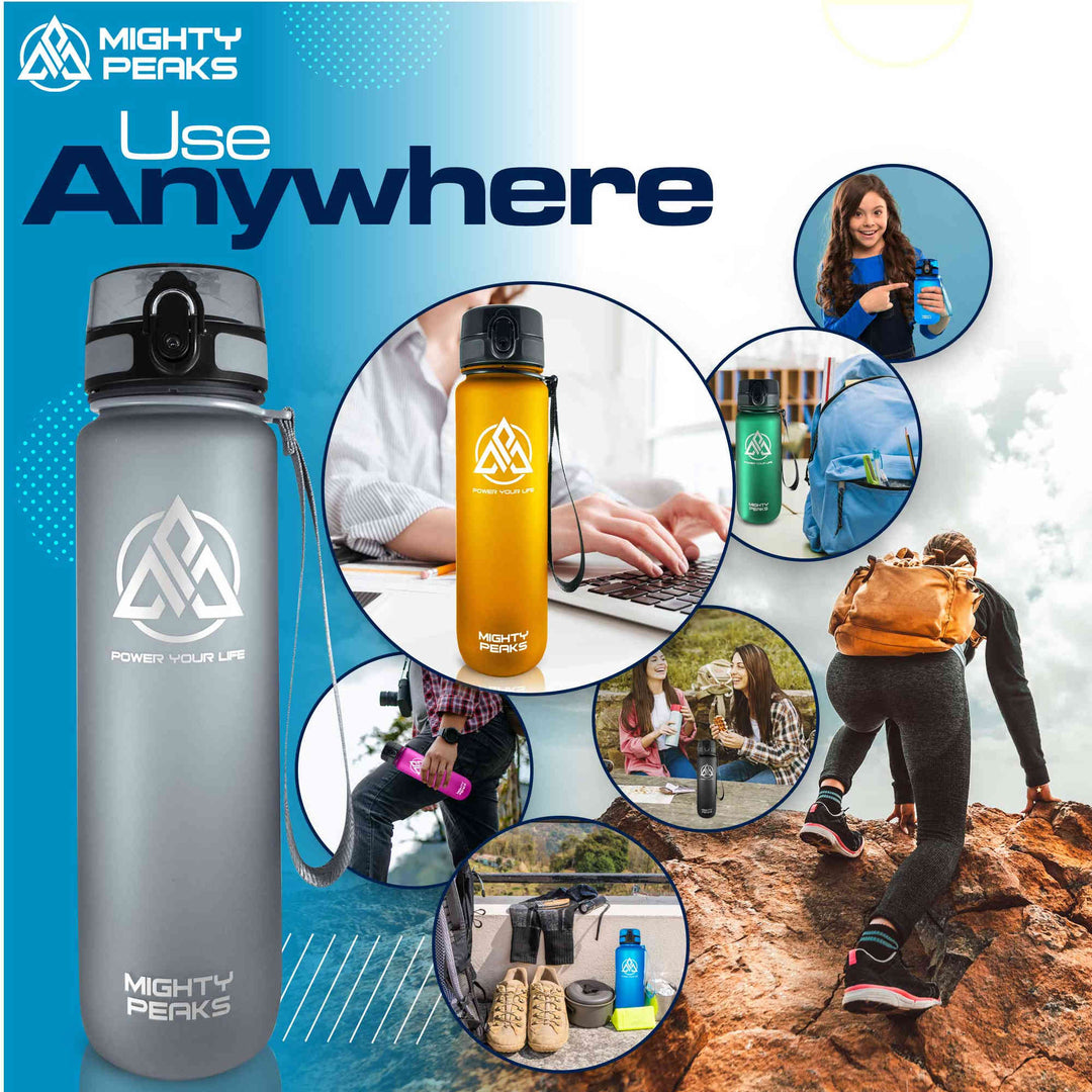 ✓ Trinkflasche BPA-frei aus Kunststoff
