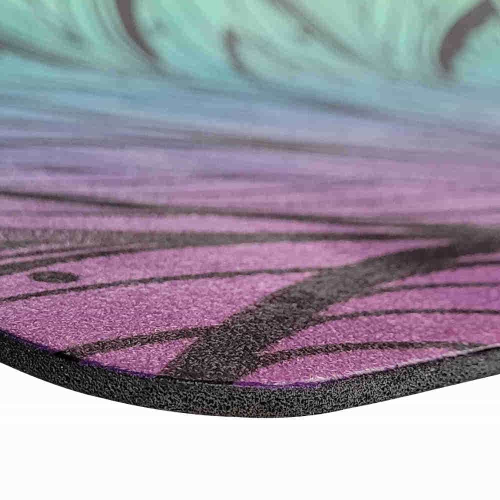 Rutschfeste Design Yoga Matte mit Microfaser Oberfläche - MIGHTY PEAKS